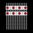 Marvel Deadpool Snowflakes T-shirt de Noël pour Femme - Noir