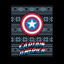 Marvel Captain America T-shirt de Noël pour Femme - Noir