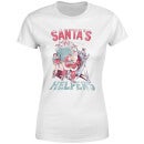 DC Santa's Helpers Women's Christmas T-Shirt - White