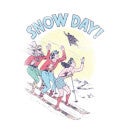 DC Snow Day! Women's Christmas T-Shirt - White