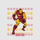Camiseta navideña para mujer Iron Man de Marvel - Gris