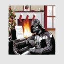 Star Wars Darth Vader Piano Player Women's Christmas T-Shirt - Grey