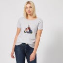 Camiseta navideña para mujer Mistletoe Kiss de Star Wars - Gris