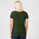 Elf Cotton-Headed-Ninny-Muggins Knit Women's Christmas T-Shirt - Forest Green