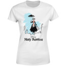 Mary Poppins Rooftop Landing Women's Christmas T-Shirt - White