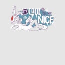Looney Tunes Its Cool To Be Nice Women's Christmas T-Shirt - Grey
