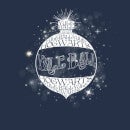 Harry Potter Yule Ball Baubel Women's Christmas T-Shirt - Navy