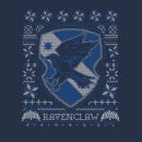 Harry Potter Ravenclaw Crest Pull de Noël Femme - Bleu Marine