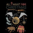 Harry Potter All I Want Women's Christmas Sweater - Black