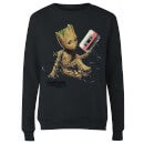 Guardians Of The Galaxy Groot Tape Women's Christmas Jumper - Black