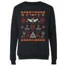 Harry Potter Knit Women's Christmas Sweater - Black