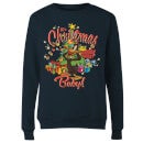 Looney Tunes Its Christmas Baby Women's Christmas Sweater - Navy