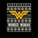 DC Wonder Woman Pull de Noël Femme - Noir