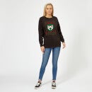 Guardians Of The Galaxy Star-Lord Pattern Women's Christmas Jumper - Black