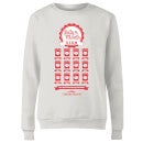 National Lampoon Jelly Of The Month Club Pull de Noël Femme - Blanc