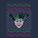 DC Joker Knit Women's Christmas Sweater - Navy