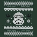 Star Wars Stormtrooper Knit Christmas Hoodie - Forest Green