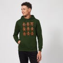 Star Wars Gingerbread Characters Christmas Hoodie - Forest Green