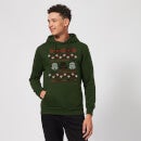 Star Wars Empire Knit Christmas Hoodie - Forest Green
