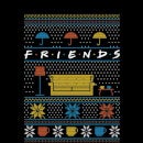 Friends Sofa Knit Christmas t-shirt - Zwart