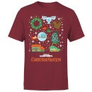 National Lampoon Griswold Christmas Starter Pack Men's Christmas T-Shirt - Burgundy