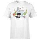 DC Nice Is Overrated Men's Christmas T-Shirt - White