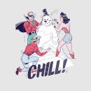 DC Chill! Men's Christmas T-Shirt - Grey