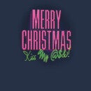 National Lampoon Merry Christmas (Kiss My @$$) Men's Christmas T-Shirt - Navy