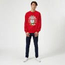 Looney Tunes Bugs Bunny Knit Christmas Jumper - Red