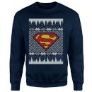 DC Superman Knit Pull de Noël - Bleu Marine