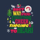 Elf Christmas Cheer Christmas Jumper - Navy