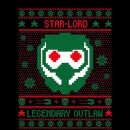 Guardians Of The Galaxy Star-Lord Pattern Pull de Noël - Noir