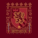 Harry Potter Gryffindor Crest kersttrui - Burgundy