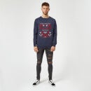 National Lampoon Merry Christmas Knit Christmas Jumper - Navy