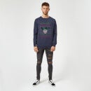 DC Joker Knit Christmas Sweater - Navy