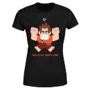 Disney Wreck it Ralph This Is My Happy Face Women's T-Shirt - Black