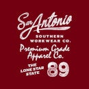 San Antonio Men's T-Shirt - Burgundy