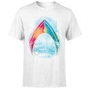 Aquaman Mera Beach Symbol Men's T-Shirt - White