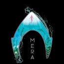 Aquaman Mera Logo Men's T-Shirt - Black