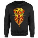 Captain Marvel Freefall Sweatshirt - Black