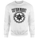 Captain Marvel Logo Sweatshirt - White