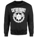 Captain Marvel Logo Sweatshirt - Black