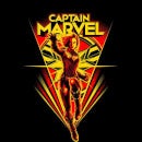 Captain Marvel Freefall T-shirt Homme - Noir