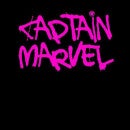 Captain Marvel Spray Text T-shirt Homme - Noir