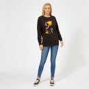 Captain Marvel Galactic Shine Women's Sweatshirt - Black