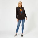 Captain Marvel Nebula Flight Women's Sweatshirt - Black