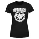Captain Marvel Logo T-shirt Femme - Noir