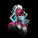 Captain Marvel Neon Warrior T-Shirt Donna - Nero