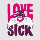 Looney Tunes Love Sick Sylvester Women's T-Shirt - Grey