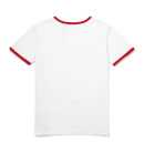 Global Legacy Jaws Ringer t-shirt - Wit/rood